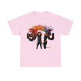 thumbnail image 1 of Unisex Heavy Cotton T-Shirt Rainbow Draw Beautiful Woman 005, 1 of 4