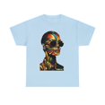 thumbnail image 1 of Unisex Heavy Cotton T-Shirt Rainbow Drawn Beautiful Woman 002, 1 of 5