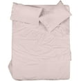 thumbnail image 1 of ROYALE LINENS - 3 Piece Twin Bed Sheet - Soft Brushed Microfiber 1800 Bedding Set - 1 Fitted Sheet, 1 Flat Sheet, 1 Pillow case - Wrinkle & Fade Resistant Luxury Twin Size Sheet Set (Pink, Twin), 1 of 9