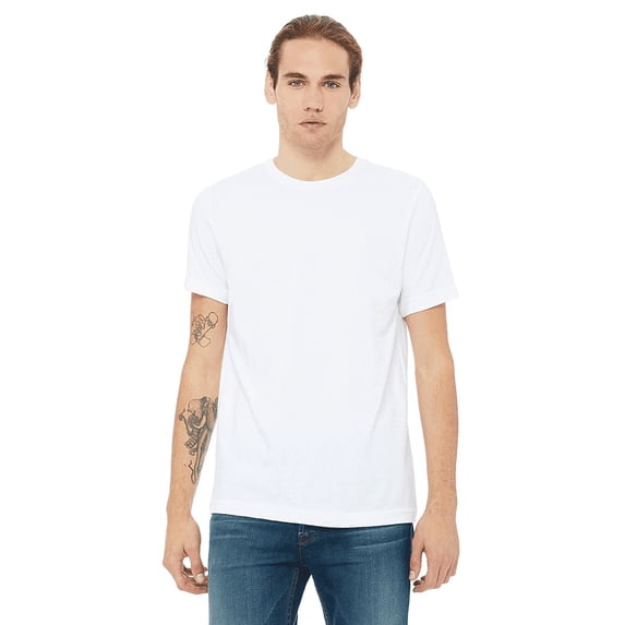 Bella & Canvas Men's Jersey Heavyweight Crew Neck T-Shirt