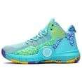 thumbnail image 1 of Unisex High-Top Basketball Shoes, Breathable Non-Slip Court Sneakers with Wear-Resistant Rubber Outsole, 1 of 5