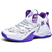 Unisex High Top Basketball Shoes Outdoor Sports Sneakers Athletic Running Tennis Shoes