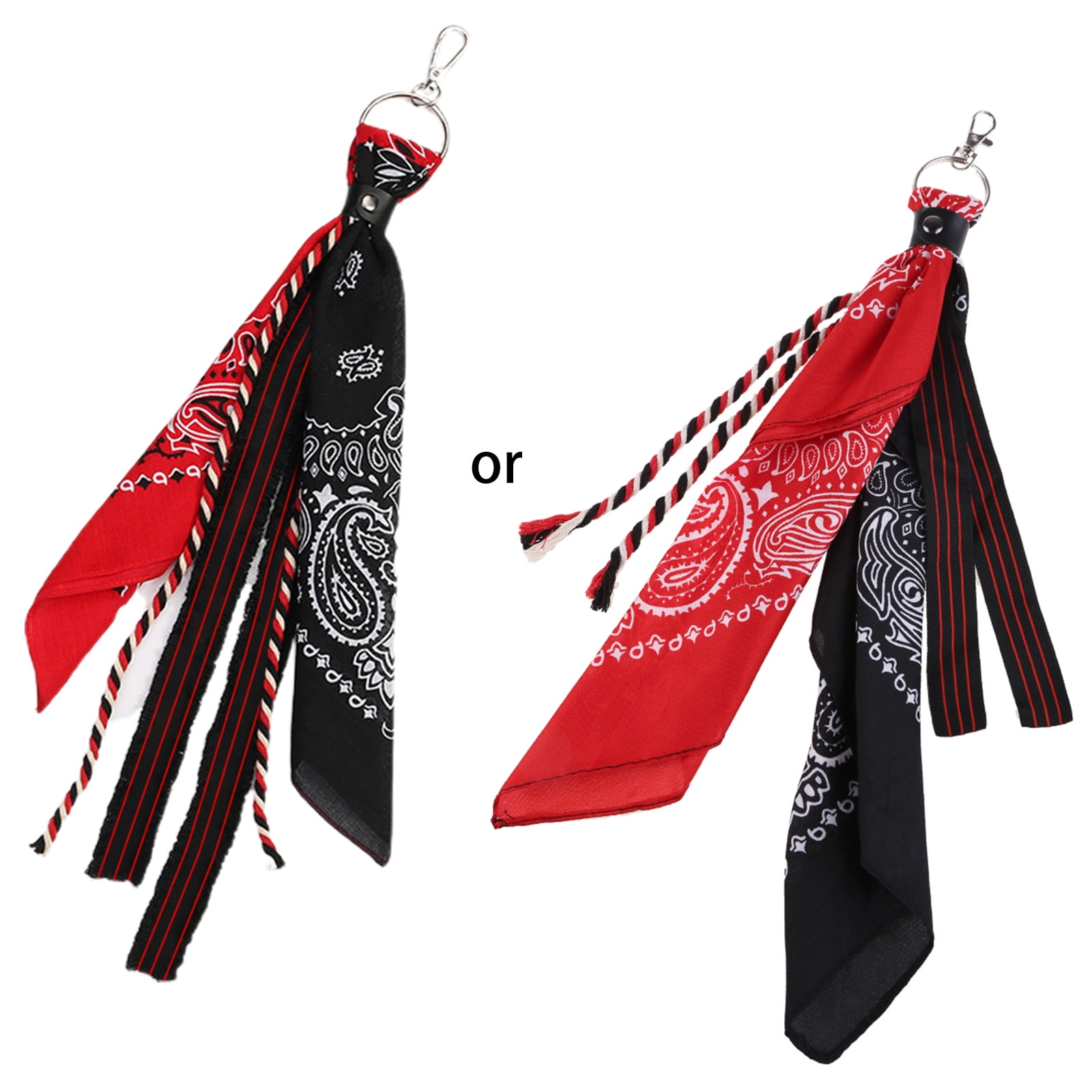✪ Unisex Hip Hop Paisley Bandana Kerchief Wallet Chain Rock