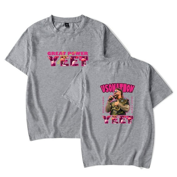 Unisex Hip Hop Streetwear T-Shirt Jey Uso Inspired Short Sleeve Casual Wear