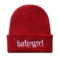 thumbnail image 1 of Unisex Hip hop cold cap Warm hood Beanie Wool cap Babygirl Knitted hat Winter 5, 1 of 7