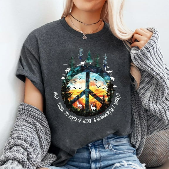Unisex Hippie Soul Graphic T-Shirt, Sizes S-5XL, Tbun