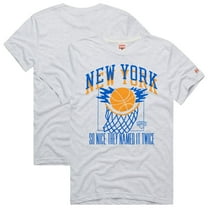 Unisex Homage  Ash New York Knicks Hometown Edition Tri-Blend-T-Shirt