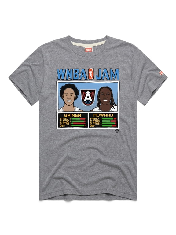 Unisex Homage Brittney Griner & Rhyne Howard Gray Atlanta Dream WNBA Jam Tri-Blend T-Shirt