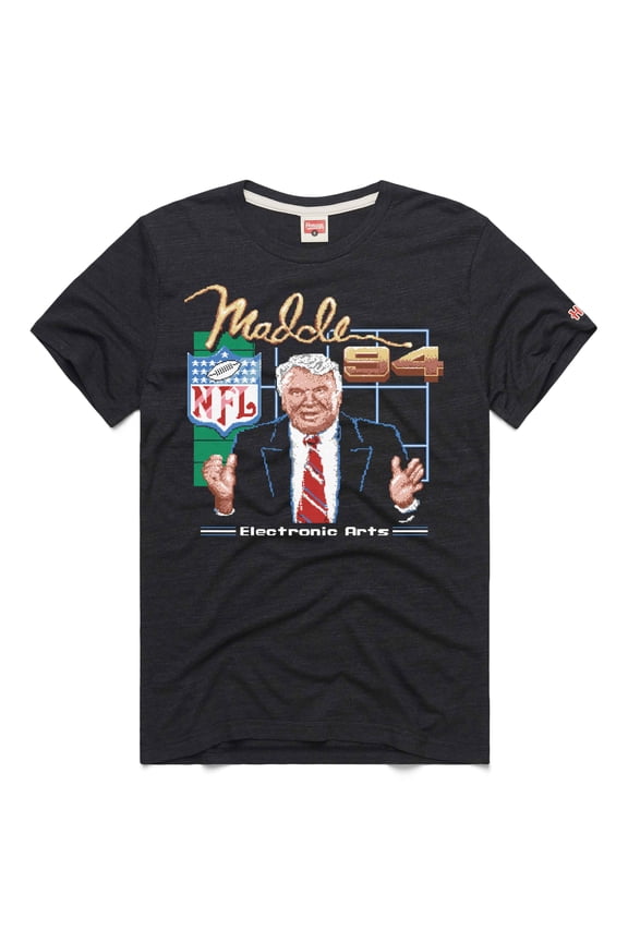 Unisex Homage Charcoal Madden NFL '94 Title Screen Tri-Blend T-Shirt