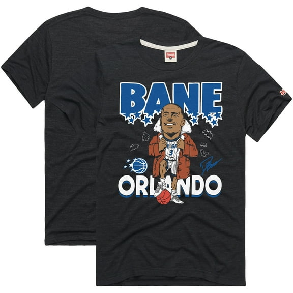 Unisex Homage Desmond Bane Charcoal Orlando Magic Signature Tri-Blend T-Shirt