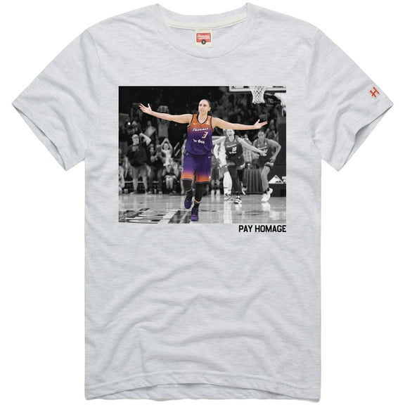 Unisex-Homage Diana Taurasi Ash Phoenix Mercury Pay T-Shirt