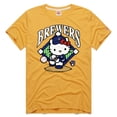 thumbnail image 1 of Unisex Homage  Gold Milwaukee Brewers Hello Kitty Tri-Blend T-Shirt, 1 of 1