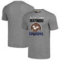thumbnail image 1 of Unisex Homage  Gray Dallas Cowboys Ruffle Some Feathers Tri-Blend T-Shirt, 1 of 3
