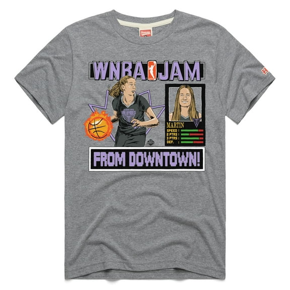 Unisex Homage Kate Martin Gray Golden State Valkyries WNBA Jam Tri-Blend T-Shirt