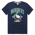 thumbnail image 1 of Unisex Homage  Navy Seattle Mariners Hello Kitty Tri-Blend T-Shirt, 1 of 1