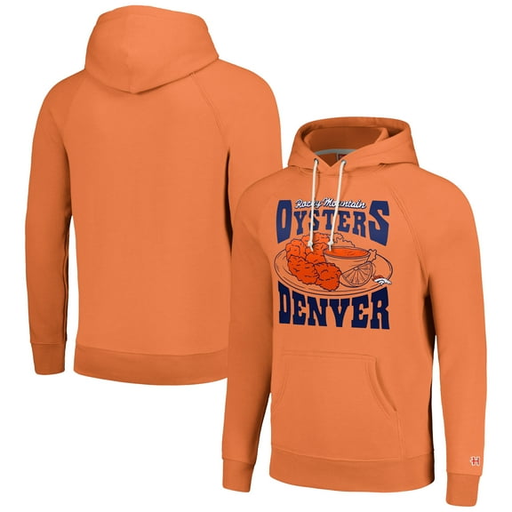 Unisex Homage Orange Denver Broncos NFL x Guy Fieri-s Flavortown Tri-Blend Pullover Hoodie