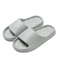 thumbnail image 1 of Unisex Home Slippers for Men and Women – Waterproof, Ventilated, Thick-Soled Soft Indoor-Outdoor Comfort Slippers for All Seasons Gray, 1 of 4