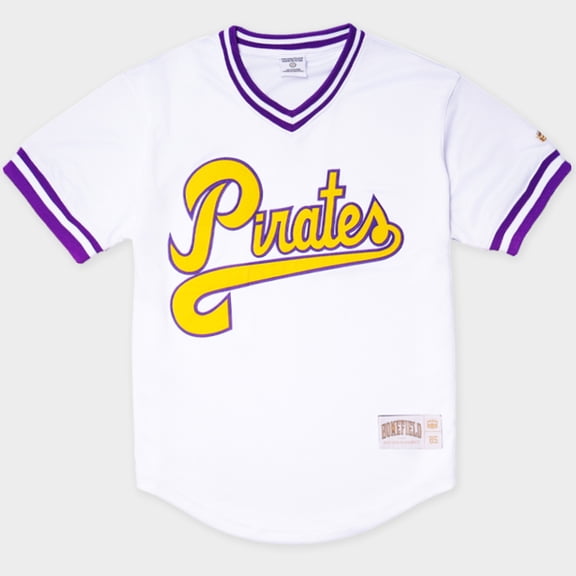 Unisex Homefield  White ECU Pirates Powder Purple 1985 Baseball Pullover