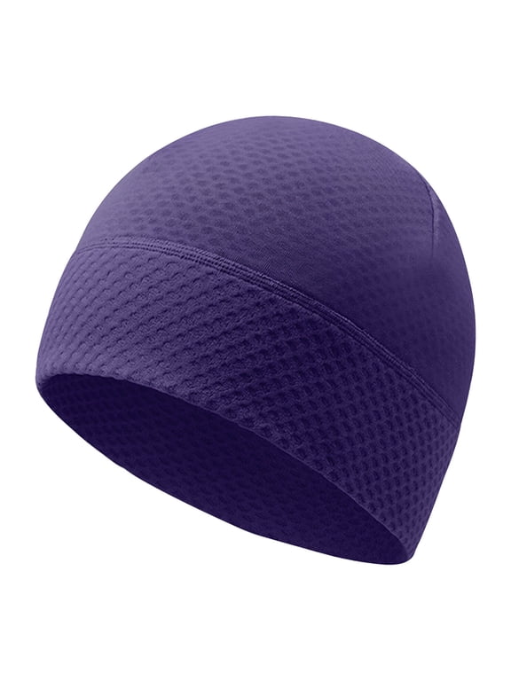 Unisex Honeycomb Texture Thermal Beanie Hat, LSONABXA Fleece Lined Windproof Warm Stretchy Skull Cap, Slim Fit Winter Hat