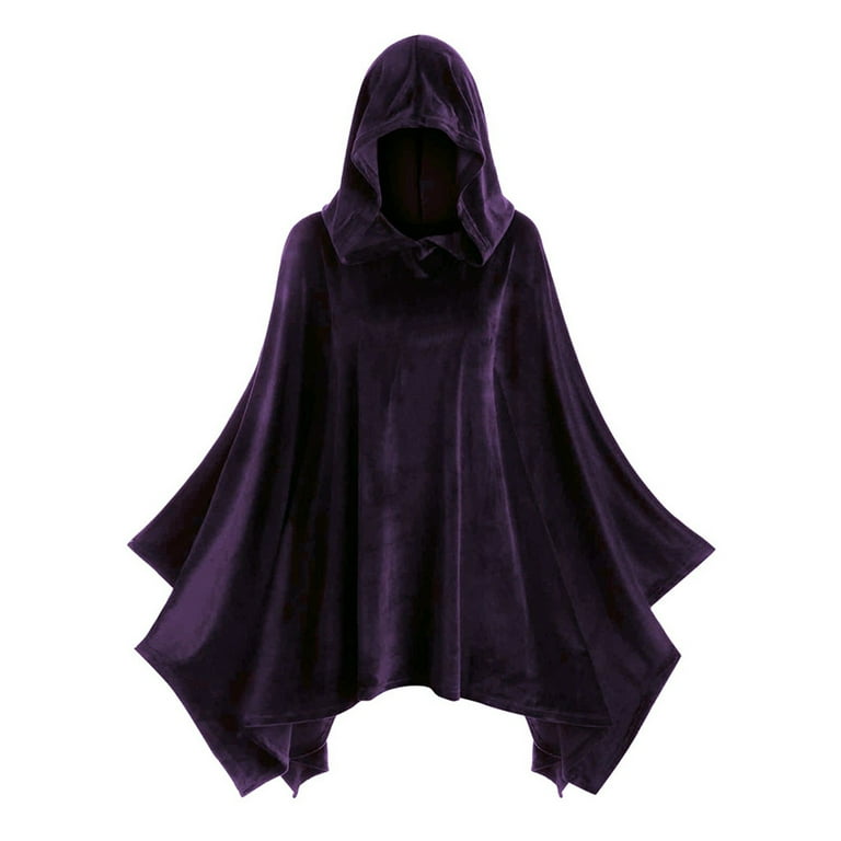 Long velvet cape with hood cheap