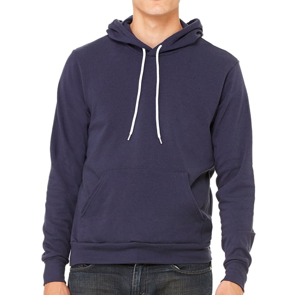 Unisex Hooded Sweater, Cotton/Poly Plain Hoodie - Navy MH200HOOD L