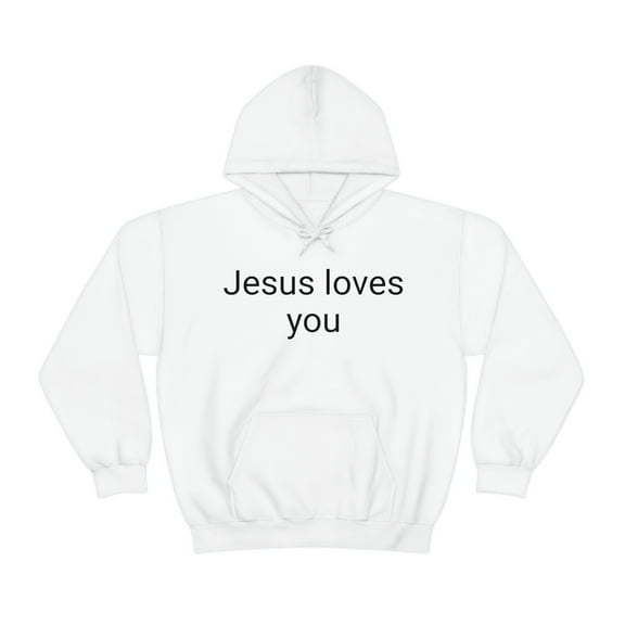 Unisex Hooded Sweatshirt Jesus loves you