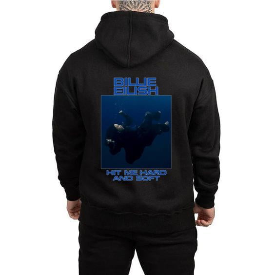 Unisex Hoodie Billie Eilish Hit Me Hard And Soft 2024 Tote Bag for Men and Women up to Size 4XL