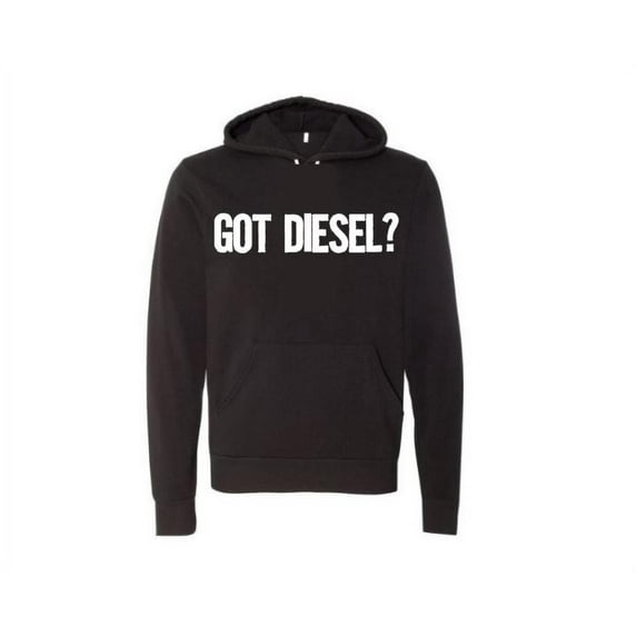 Unisex Hoodie, Got Diesel?, Diesel Lover, Gift For Him, Womens Fashion, Diesel Trucks, Truck Driver Gift, Tractors, Farm Apparel, Humor, Black, LARGE