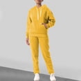 thumbnail image 1 of Unisex Hoodie And Sweatpants Set Casual Long Sleeve Athletic Outfit For Men And Women Pants Suit for Women Ski Suit Women plus Size Pant Suits Juniors Pant Suit Official Pants Suits for Women plus, 1 of 7