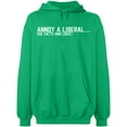 thumbnail image 1 of Unisex Hoodie Sweatshirt, Annoy a Liberal, Slim Fit, Long Sleeve Sweater - Irish Green 2X-Large, 1 of 2