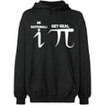 thumbnail image 1 of Unisex Hoodie Sweatshirt, Be Rational Get Real Pi, Custom Sweater, Slim Fit, Long Sleeve Sweater - Dark Heather 3X-Large, 1 of 2