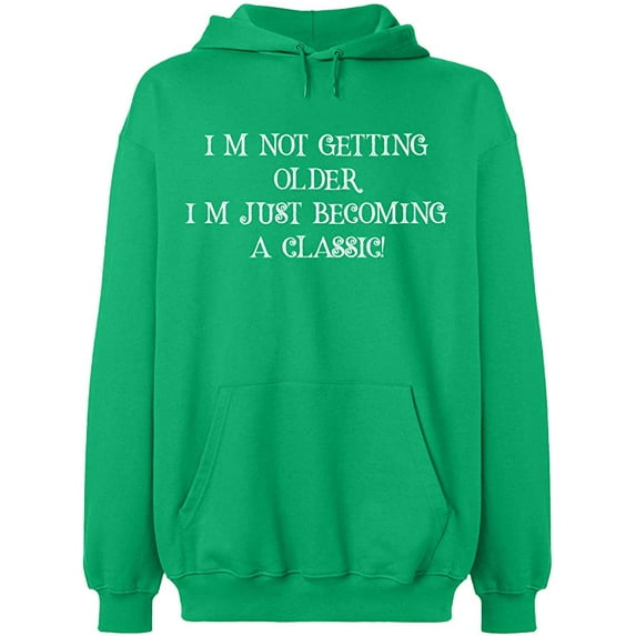 Unisex Hoodie Sweatshirt, Becoming a Classic, Slim Fit, Long Sleeve Sweater - Irish Green Small