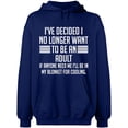 thumbnail image 1 of Unisex Hoodie Sweatshirt, My Blonket For Cooling, Slim Fit, Long Sleeve Sweater - Navy Blue 2X-Large, 1 of 2
