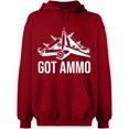 thumbnail image 1 of Unisex Hoodie Sweatshirt Slim Fit Long Sleeve Sweater - Antiquee Cherry Small, 1 of 2