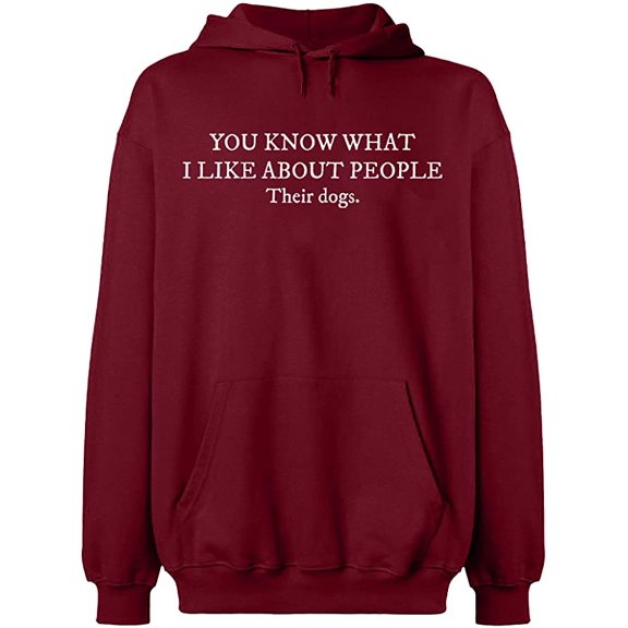 Unisex Hoodie Sweatshirt, Slim Fit, Long Sleeve Sweater - Cardinal Red Small