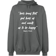 thumbnail image 1 of Unisex Hoodie Sweatshirt, Slim Fit, Long Sleeve Sweater - Graphite Heather Small, 1 of 2