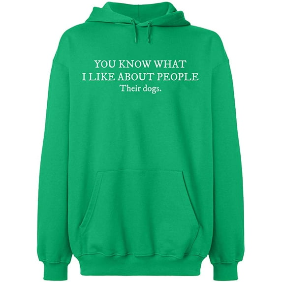 Unisex Hoodie Sweatshirt, Slim Fit, Long Sleeve Sweater - Irish Green 3X-Large