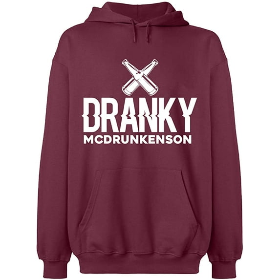 Unisex Hoodie Sweatshirt,, Slim Fit, Long Sleeve Sweater - Maroon 3X-Large