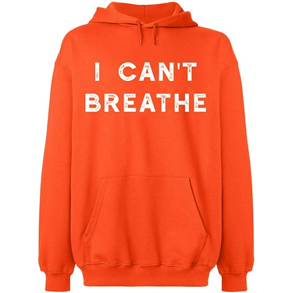 Unisex Hoodie Sweatshirt, Slim Fit, Long Sleeve Sweater - Orange Medium