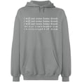 thumbnail image 1 of Unisex Hoodie Sweatshirt Slim Fit Long Sleeve Sweater - Sport Grey 3X-Large, 1 of 2