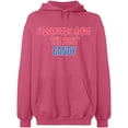 thumbnail image 1 of Unisex Hoodie Sweatshirt, Strangers The Best Candy, Slim Fit, Long Sleeve Sweater - Safety Pink Medium, 1 of 2
