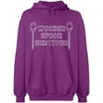 thumbnail image 1 of Unisex Hoodie Sweatshirt, Wooden Spoon Survivor, Slim Fit, Long Sleeve Sweater - Purple 2X-Large, 1 of 2