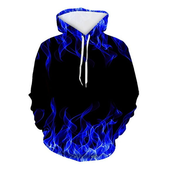 Unisex Hoodies 3D Print Pullover Hooded Sweatshirt Hoodies Cool Graphic Hooded Sweatshirt For Women and Men with Big Pockets