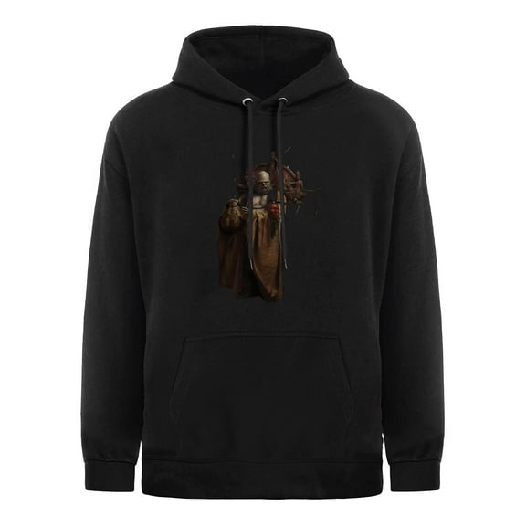 Unisex Hoodies Wukong Hoodie Print Pullover Hooded d Graphic Sweatshirt Hoodies ：Wu Kong Bu Kong Black Hoodie