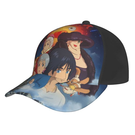 Unisex Howls Moving Castl (31) Baseball Cap Adjustable Trucker Hat for Running Sports Hiking Camping