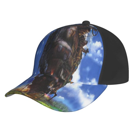Unisex Howls Moving Castl (38) Baseball Cap Adjustable Trucker Hat for Running Sports Hiking Camping