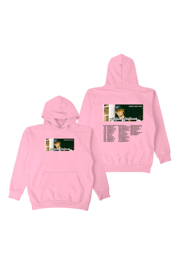 Unisex Hudson Westbrook Streetwear Hoodie - 2025 Spring Tour Merch, Long Sleeve Pullover