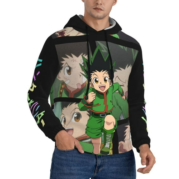 Unisex Hunter X Hunte Gon Freeccss Pullover Hoodies 3D Print Novelty Sweatshirts Hoodie with Pocket for Men Women