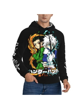 Hoodie Jacket Hxh Gon Eyes Hoodie Killua Zoldyck Hoodie
