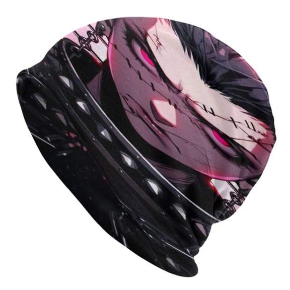 Unisex Hunter X Hunte Hisoka Knitted Hat Warm Slouchy Knit Hat Headwear Skull Hat for Men Women